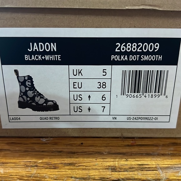 DR. MARTENS doc martens Platform polka dotted JADON moto boots! LIMITED EDITION! - Picture 7 of 7